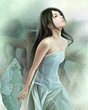 会武功的女侠比武练剑
